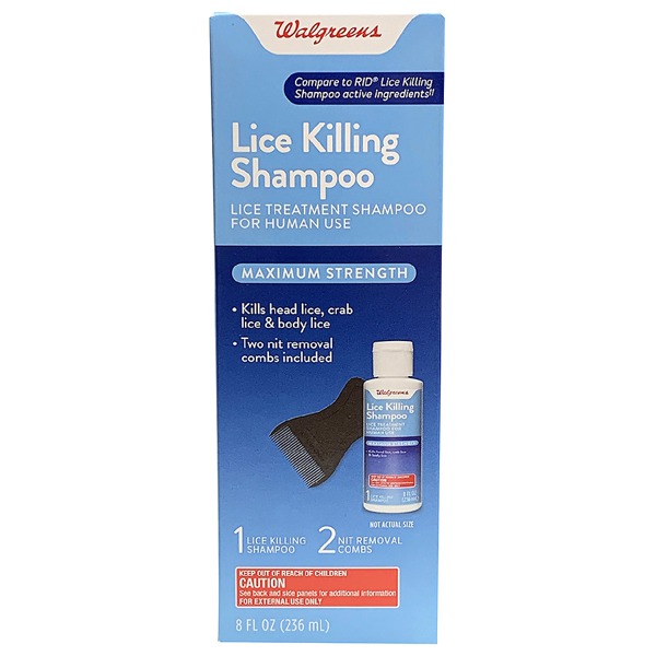 Walgreens Lice Killing Shampoo 1Source