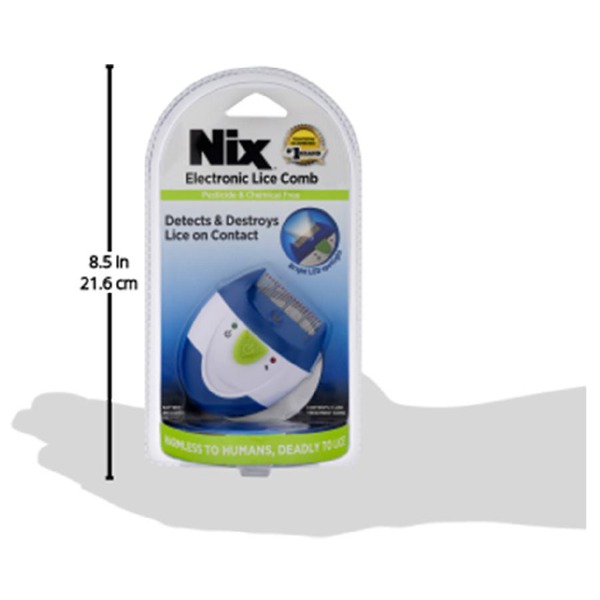 Nix Electronic Lice Comb, Detects And Destroys Lice On Contact