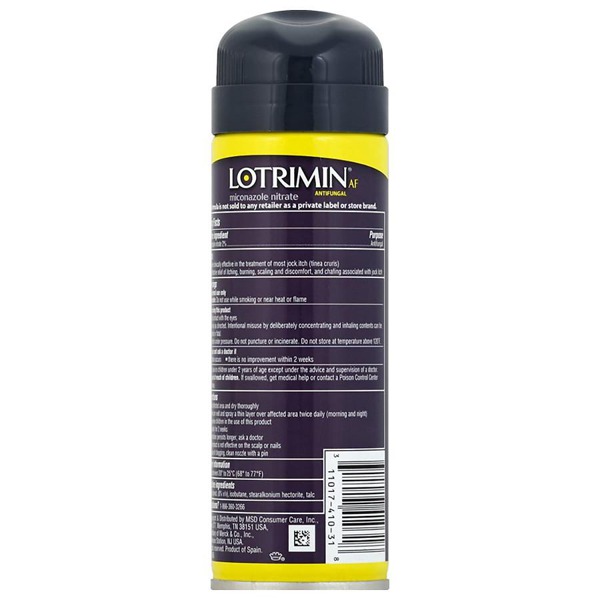 Lotrimin AF Antifungal Jock Itch Aerosol Powder Spray, Super Size 1Source