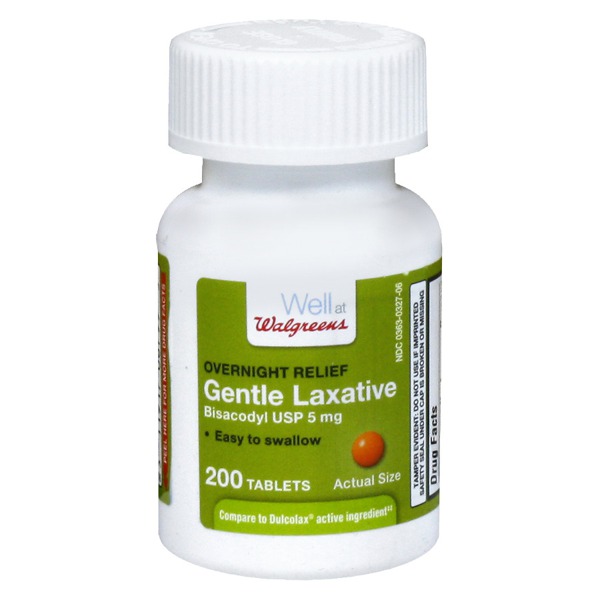 Walgreens Gentle Laxative Tablets 1Source
