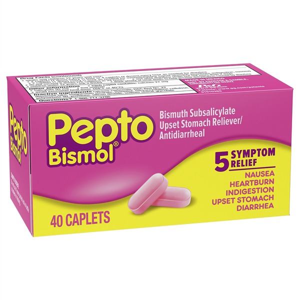 PeptoBismol Upset Stomach Reliever/ Antidiarrheal Caplets 1Source