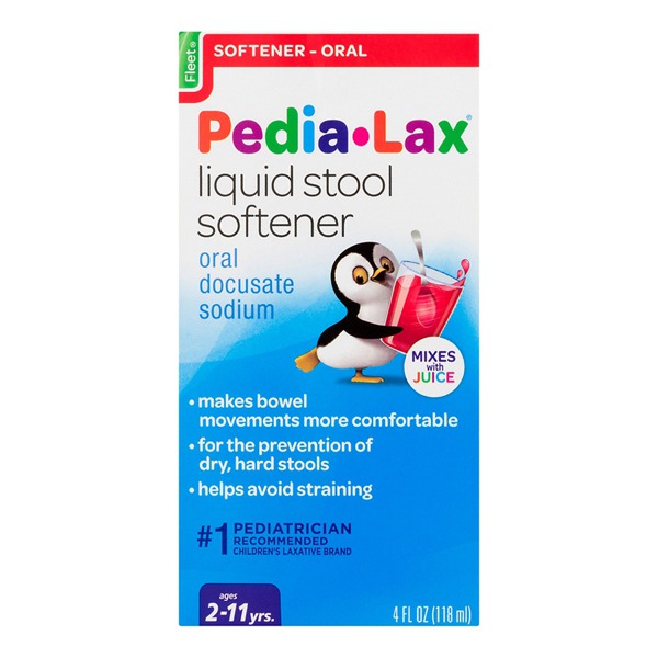 Fleet Children'S Pedia-Lax Liquid Stool Softener Fruit Punch - 1Source