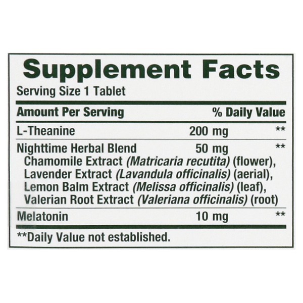 Nature'S Bounty Sleep 3 Aid Triple Action 1Source