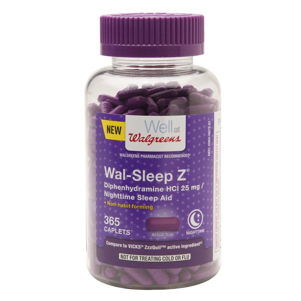 Walgreens WalSleep Z Caplets 1Source