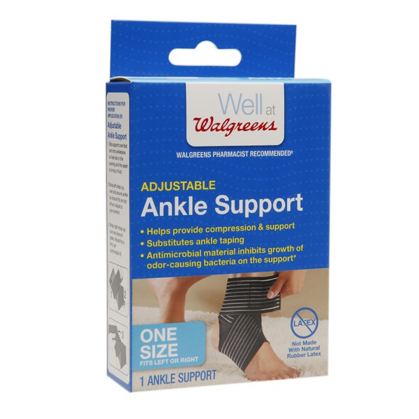 Walgreens Adjustable Ankle Support Wrap One Size 1Source