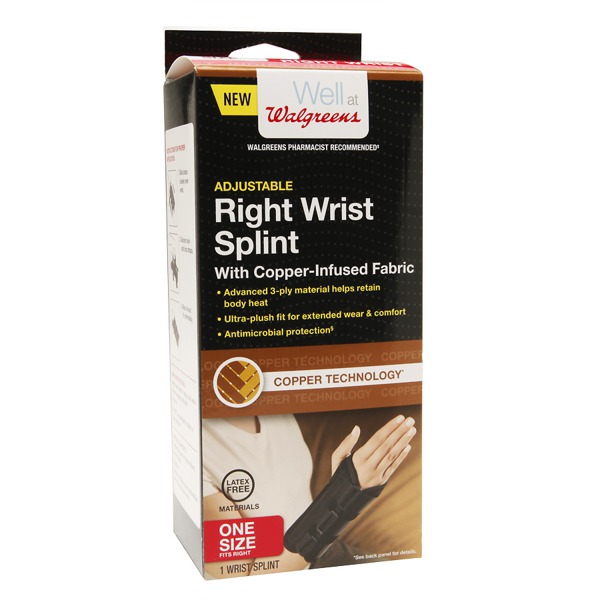 Walgreens Copper Wrist Splint Right 1Source