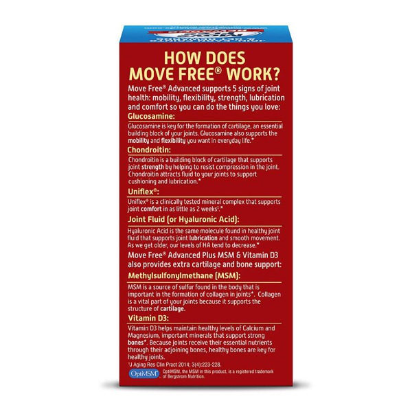 Schiff Move Free Joint Health Glucosamine Chondroitin Plus MSM