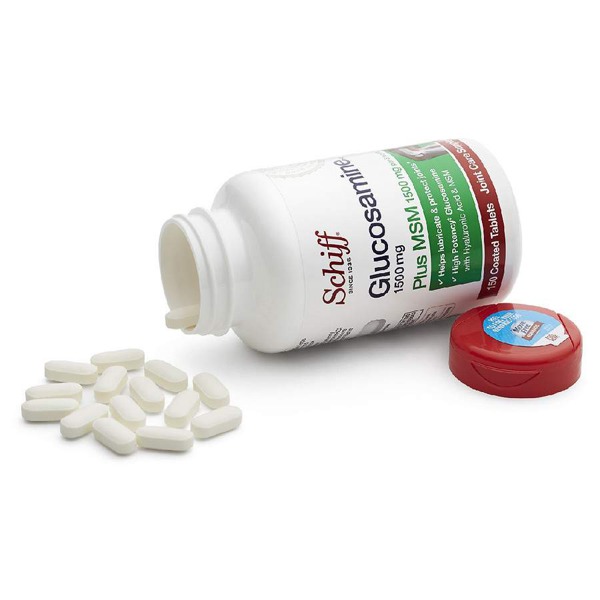 Schiff Glucosamine 1500Mg Plus MSM Joint Care Cotaed Tablets 1Source