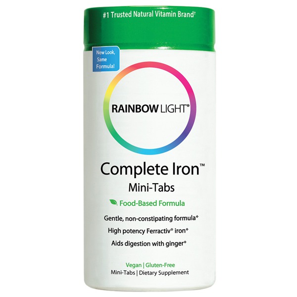 Rainbow Light Complete Iron MiniTabs FoodBased Formula 1Source