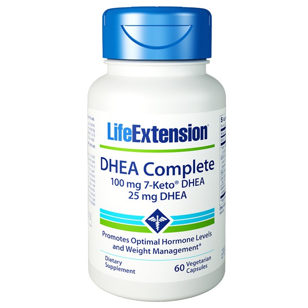 Life Extension DHEA Complete 100Mg 7KETO, Veggie Caps 1Source