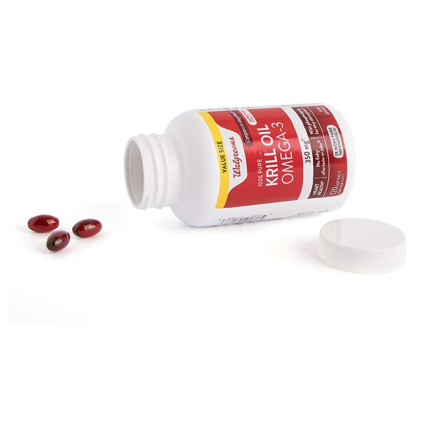 Walgreens Krill Oil Omega3 Softgels 1Source