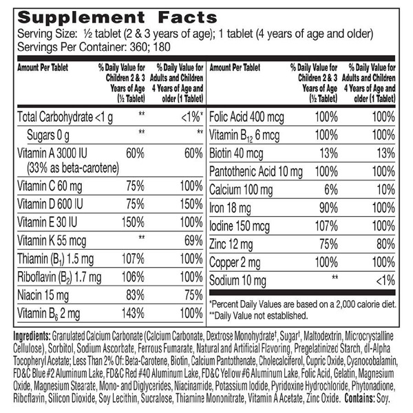 Flintstones Children'S Complete Multivitamin Supplement Chewable