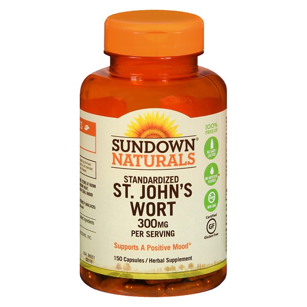 Sundown Naturals St. John'S Wort 300 Mg Herbal Supplement Capsules