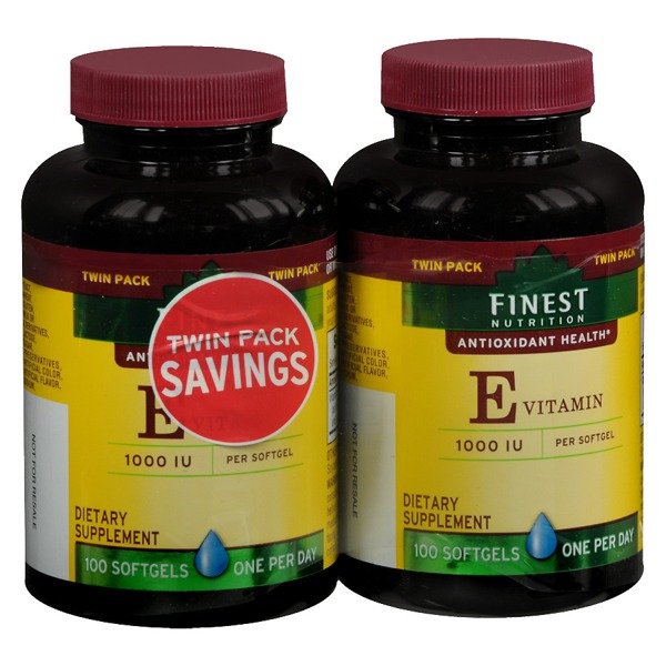 Finest Nutrition Vitamin E 1000 IU 1Source