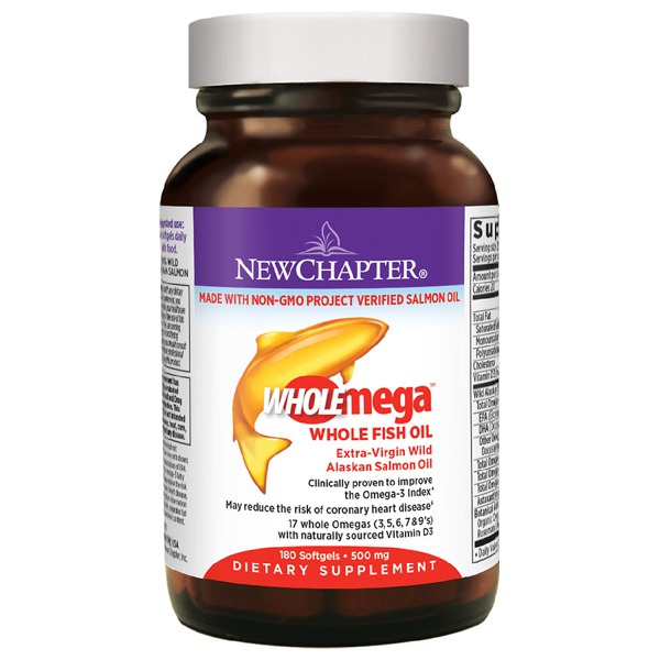 New Chapter Wholemega Whole Fish Oil With Omega 3, Wild Alaskan Salmon