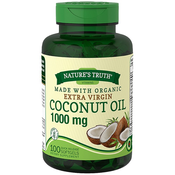 Nature'S Truth Extra Virgin Coconut Oil 1,000Mg 1Source