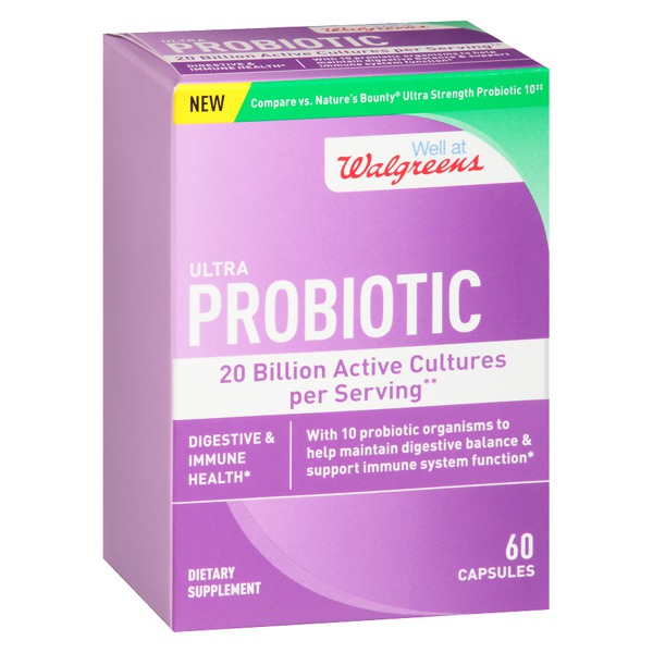 Walgreens Ultra Probiotic Capsules 1Source