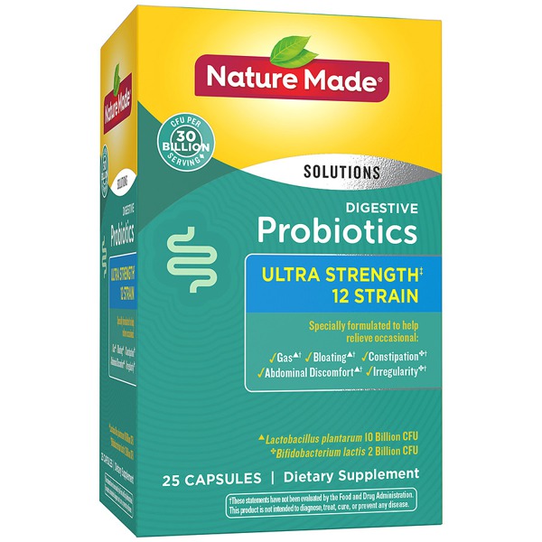 Nature Made Digestive Probiotics MultiStrain 12 UltraStrength 1Source