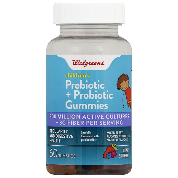 Walgreens Children'S Prebiotic + Probiotic Gummies Assorted 1Source