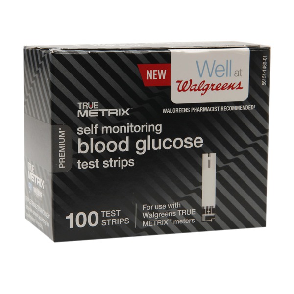 Walgreens Truemetrix Blood Glucose Test Strips 1Source