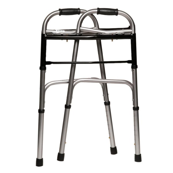 Walgreens Adjustable Folding Walker Titanium 1Source