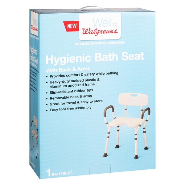 Walgreens Bath Seat With Arms & Back 1Source