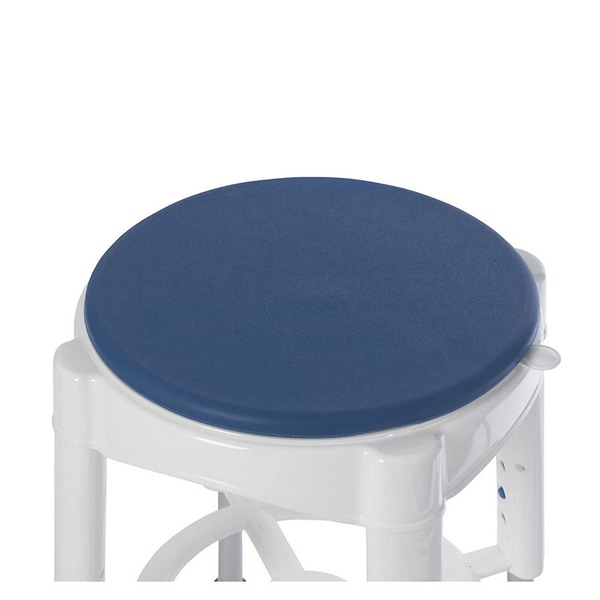 Drive Medical Bathroom Safety Swivel Seat Shower Stool Blue 1Source