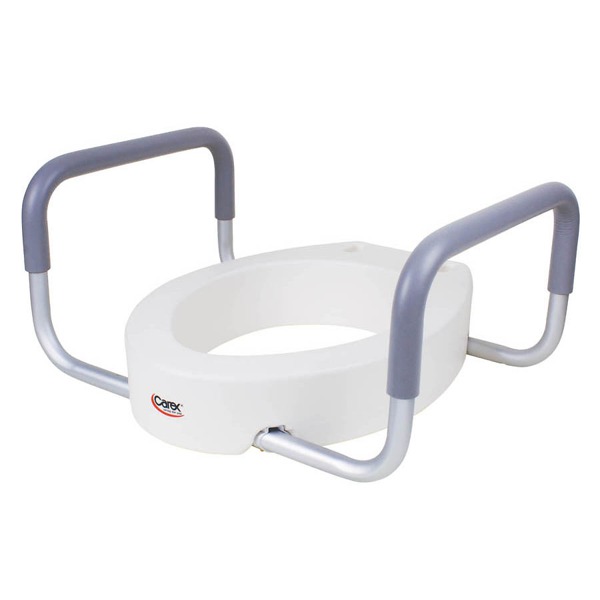 Carex Toilet Seat Elevator With Arms For Elongated Toilets 1Source