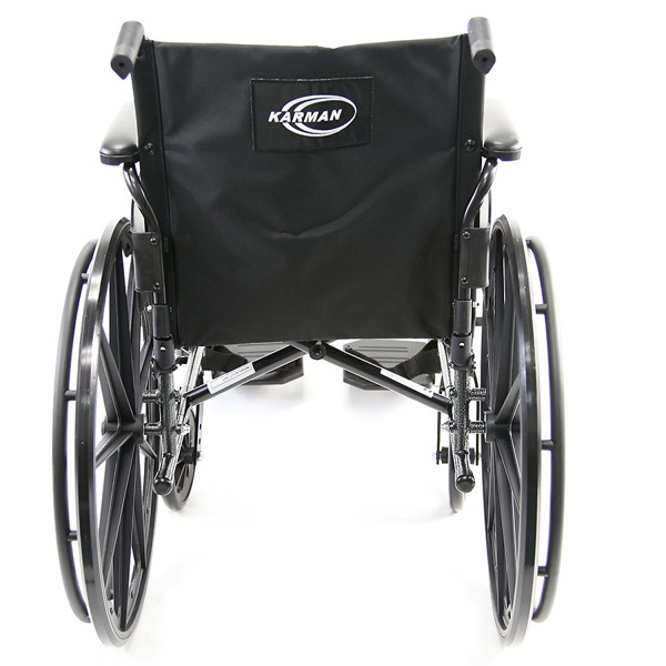 Karman Lightweight Deluxe 18 Inch Steel Wheelchair With Removable