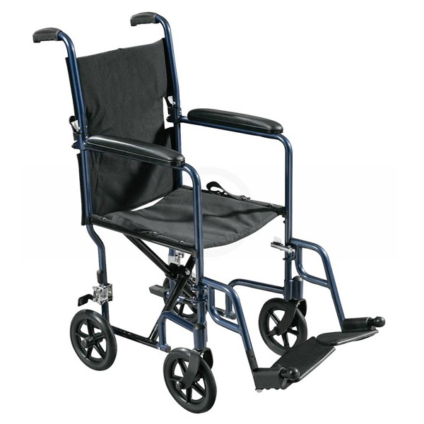 Drive Medical Medical Dash Lightweight Transport Wheelchair Black 1Source