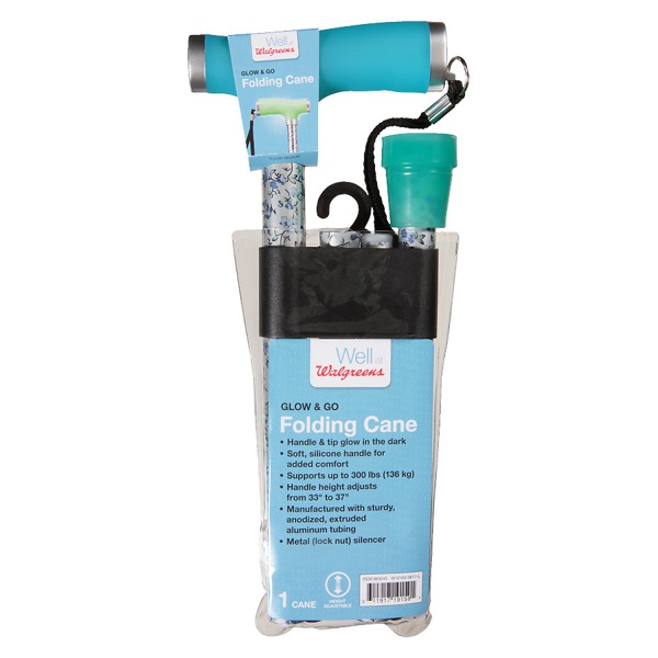 Walgreens Glow & Go Folding Cane 1Source