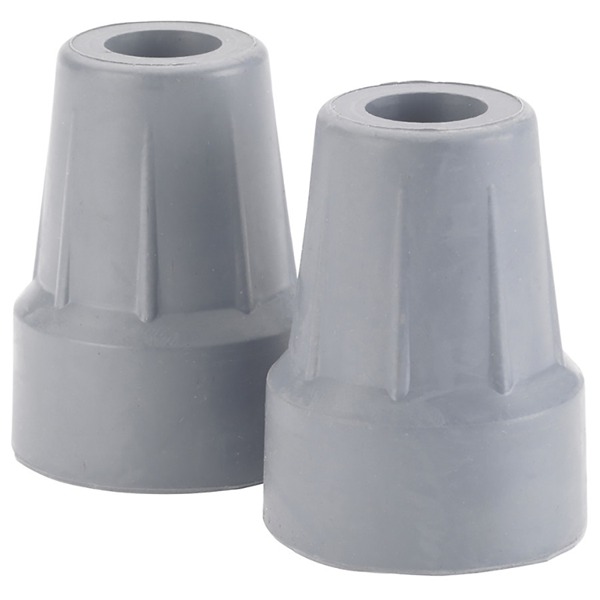 Drive Medical Forearm Crutch Tip 5/ 8" Retail Box Gray 1Source