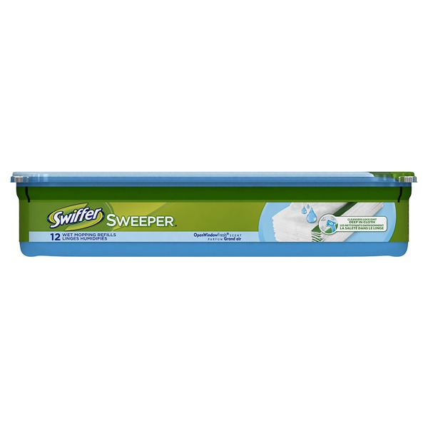 Swiffer Sweeper Wet Mopping Cloths Refills Open Window Fresh 1Source