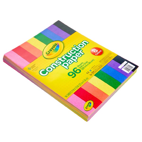 Crayola Construction Paper Assorted Colors 1Source