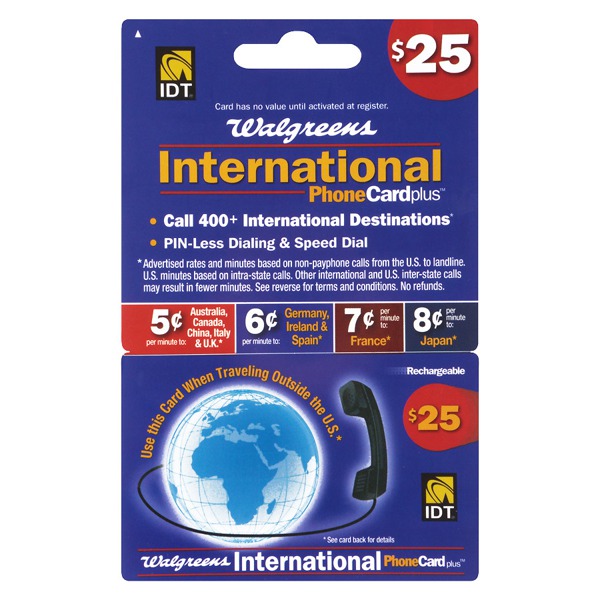 IDT 25 International Phone Card 1Source