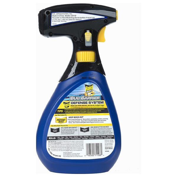 Raid Max Bug Barrier Starter Spray With Auto Trigger 1Source