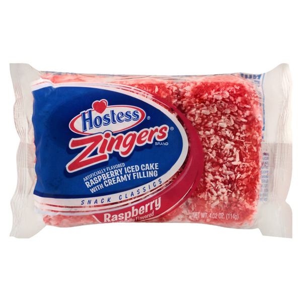 Hostess Zingers Snack Cakes Raspberry 1Source