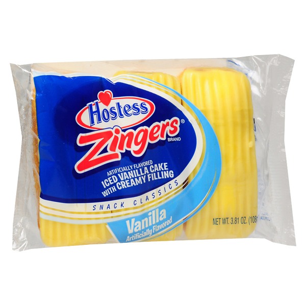 Hostess Zingers Iced Cakes With Creamy Filling Vanilla 1Source