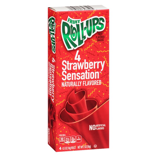General Mills Fruit RollUps Strawberry Sensation 1Source