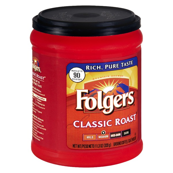 Folgers Classic Roast Ground Coffee 1Source