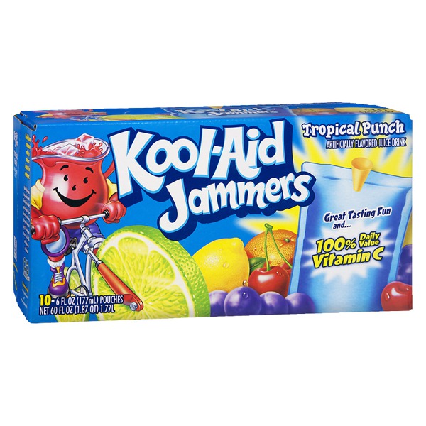 KoolAid Jammers Juice Drinks Tropical Punch 1Source