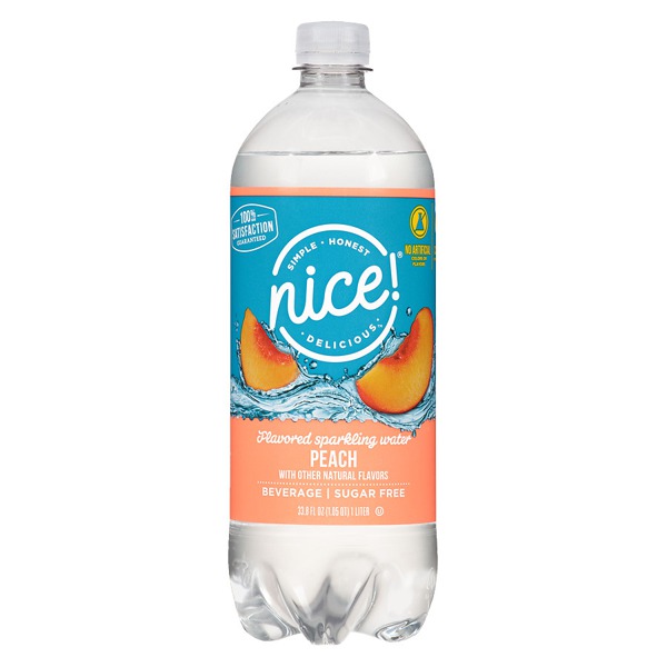 Nice! Sparkling Water Peach 1Source