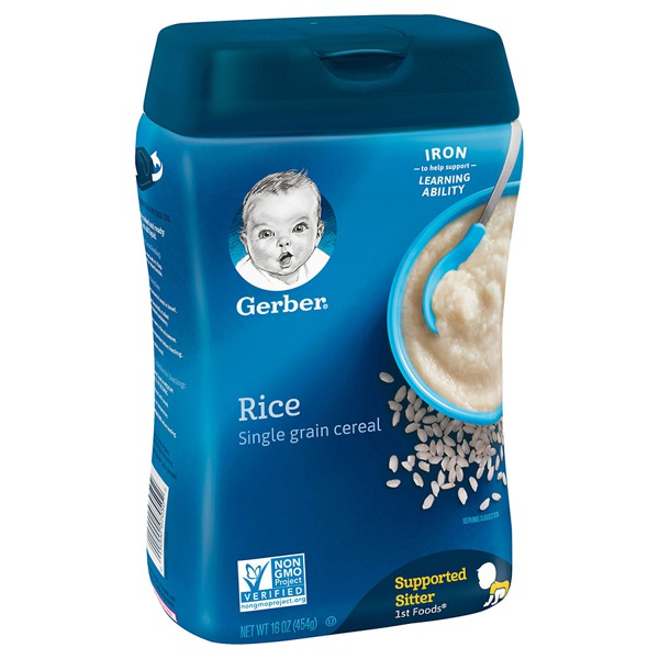 Single grain best sale baby cereal