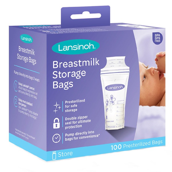 Lansinoh Breastmilk Storage Bags 1Source