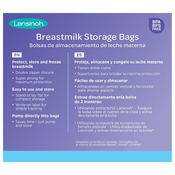 Lansinoh Breastmilk Storage Bags 1Source