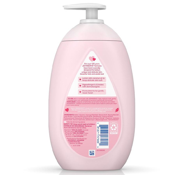 Johnson'S Baby Moisturizing Baby Lotion With Coconut Oil 1Source