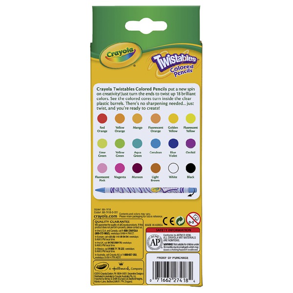 Crayola Twistable Colored Pencils - 1Source