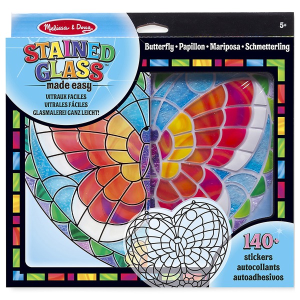 MELISSA & DOUG Stained Glass UNICORN DIY Kit Set 70+ Stickers