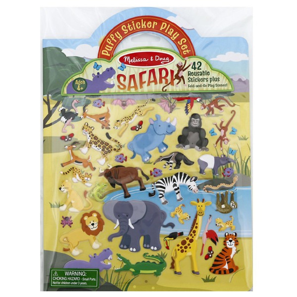 Melissa & Doug Puffy Sticker Play Set - Safari - 1Source