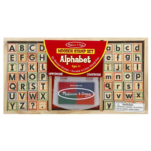 Melissa & Doug Alphabet Stamp Set 1Source